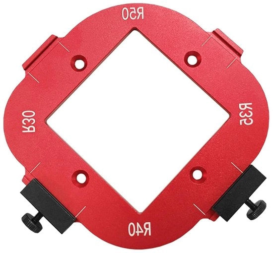 Freccia angolare Freesjabloon Quick Jig 4 in 1 - Sfere Routeringssjabloon per posizionamento bit - Lavorazione del legno DIY
