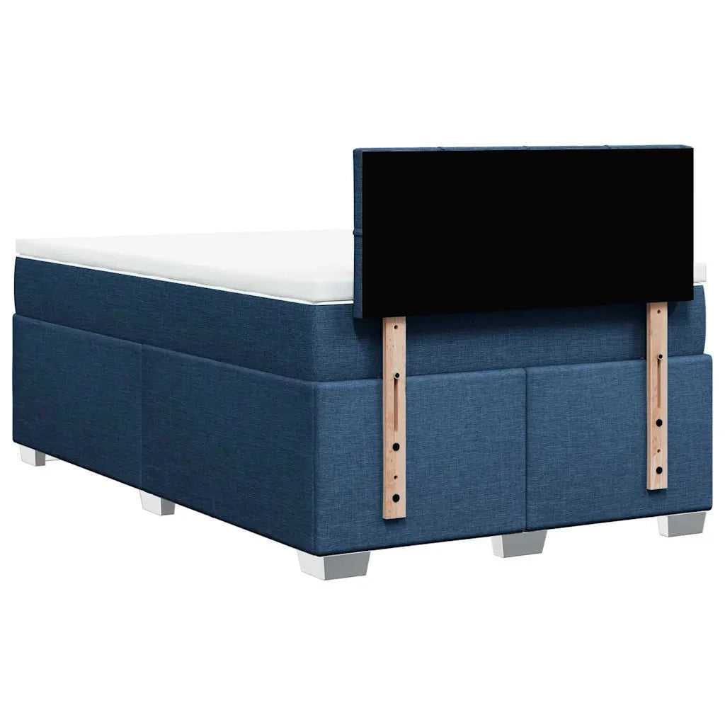 Giroletto a Molle con Materasso Blu 120x190 cm in Tessuto 3285833