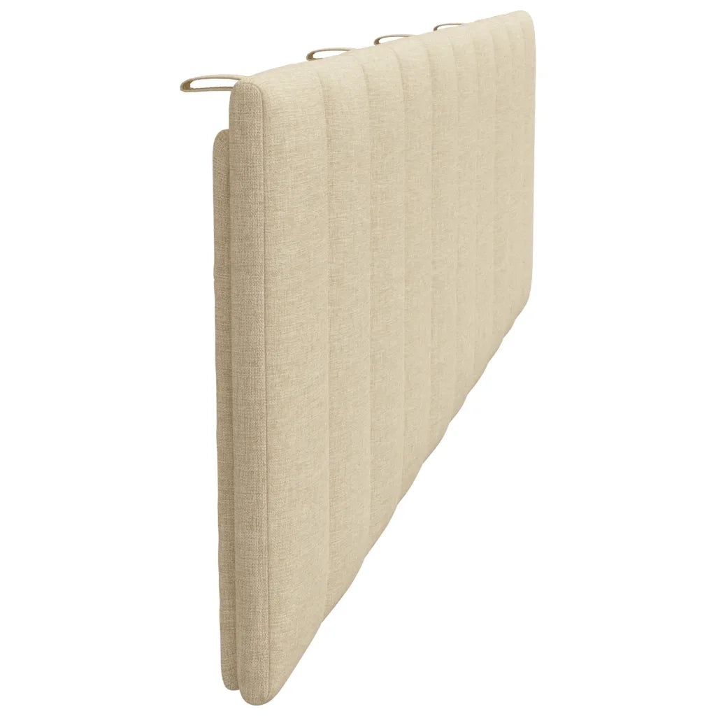 Cuscino Testiera Hanko Crema 180 cm in Tessuto 4019182