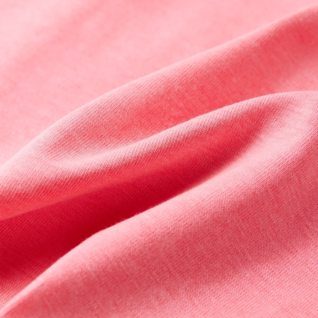 Maglietta da Bambina Rosa Neon 128 10457