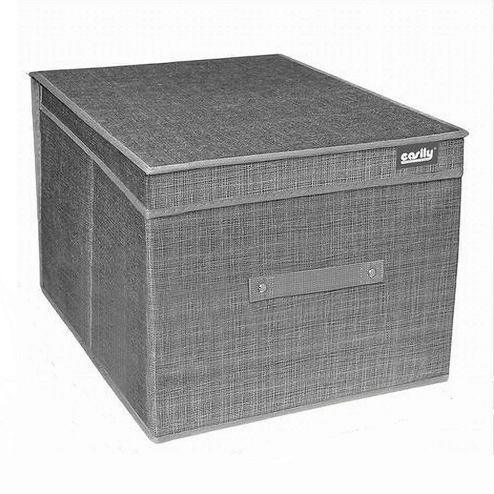 Trade Shop - Box Scatola Salvaspazio Portatutto Contenitore Organizer 25 X 40 X 30 Cm 69694 -
