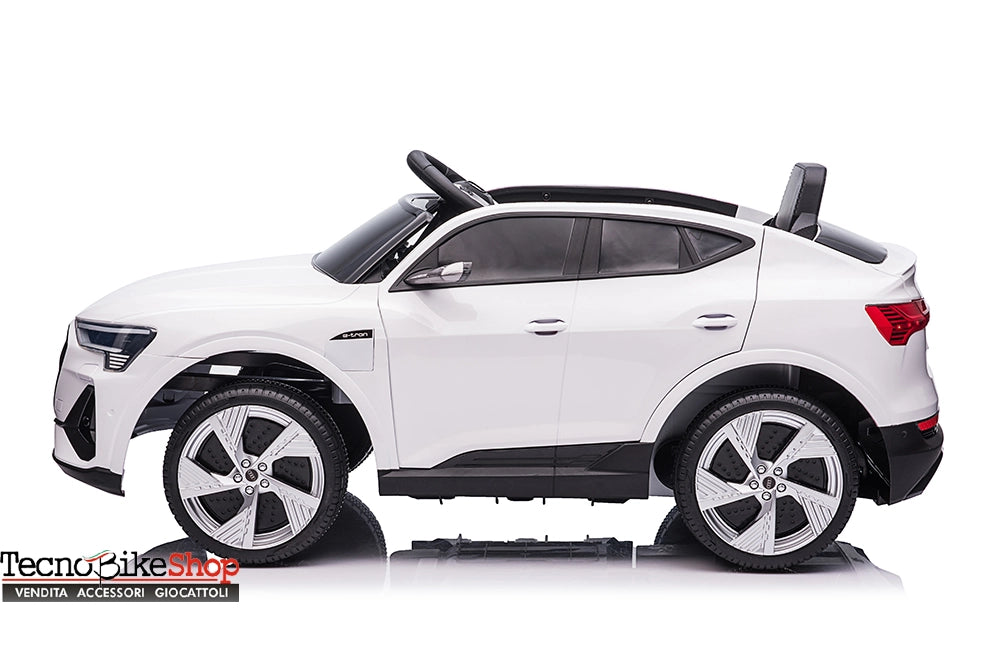 Auto Elettrica per Bambini Audi E-Tron 12v colore Bianco