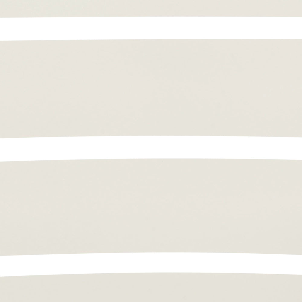 Set di 6 sedie da giardino in ferro zincato verniciato a polvere, colore beige chiaro, per esterni, stile moderno