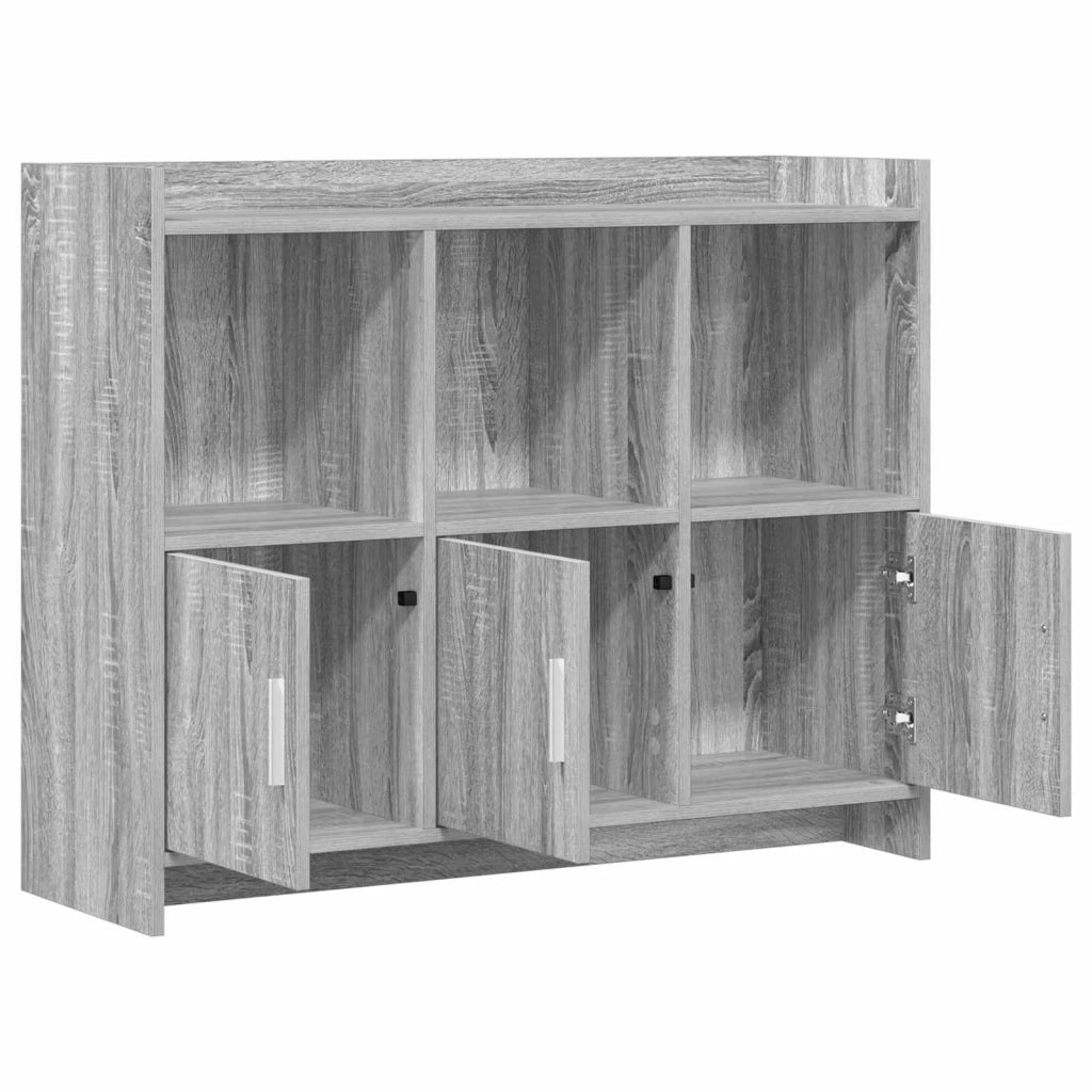 Credenza Sonoma grigio 98,5 x 33 x 80 cm Legno ingegnerizzato 8011144