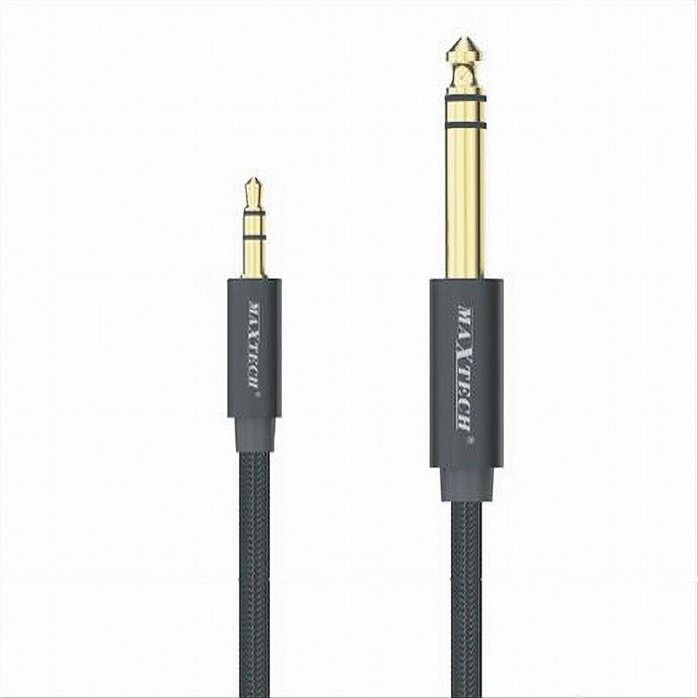 Trade Shop - Cavo Audio Aux Jack Da 3,5 Mm A 6,5 ​​mm Stereo Alta Qualità Da 5 Metri Ajack-06 -