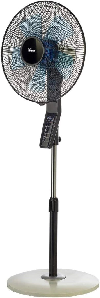 Bimar INB-VP455T Ventilatore a Piantana Silenzioso con Altezza Regolabile e Timer