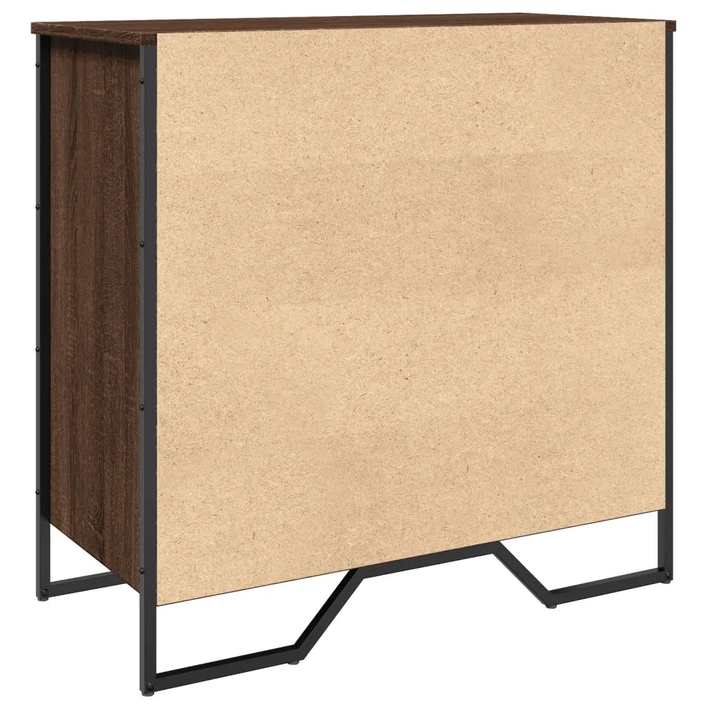 vidaXL Scarpiera Rovere Marrone 80x38x78 cm in Truciolato