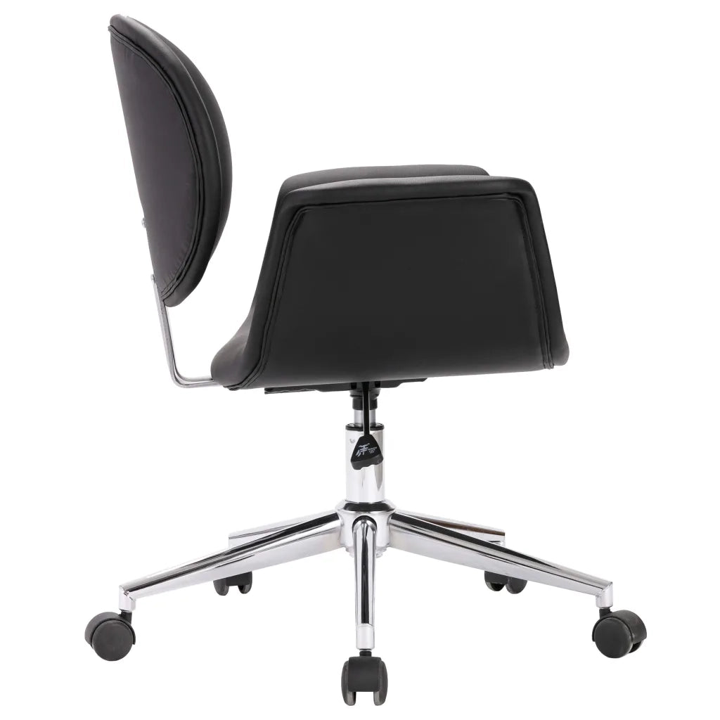 Sedie da Pranzo Girevoli 2 pz Nere in Similpelle cod mxl 31518