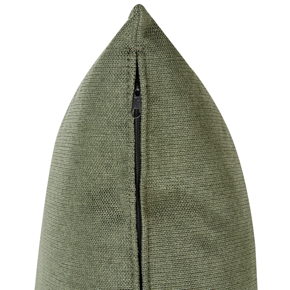 Poltrona Verde Rivestimento in tessuto Profilo basso Seduta ampia e profonda Cuscino Moderno Accogliente