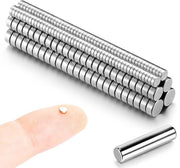 Mini magneti – 100 pezzi 3x1 mm, 50 pezzi 4x2 mm, 50 pezzi 5x2 mm magneti di neodimio magneti di terra rara – piccoli magneti sottili per modelli piccoli, hobby – magneti rotondi piccoli