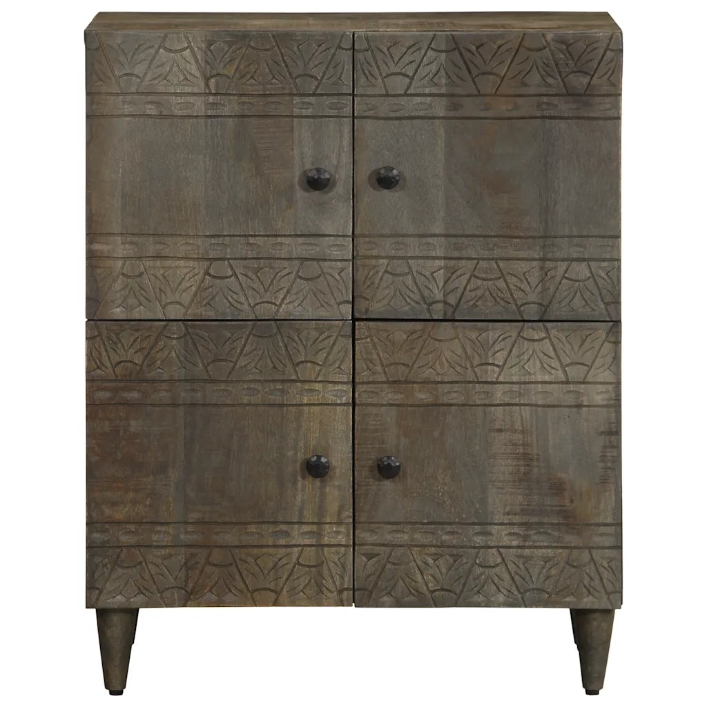 Credenza 60x33x75 cm in Legno Massello di Mango 4017818