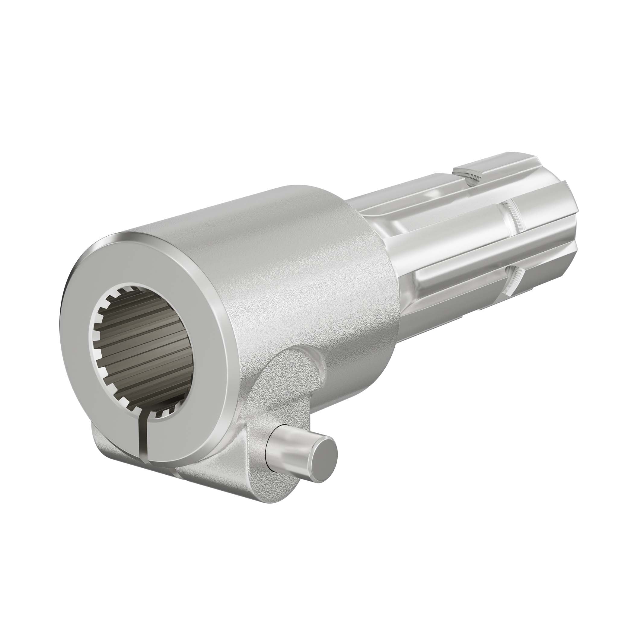 Boccola albero cardanico 175 mm Attacco albero scanalato 1 3/8" 21 denti Albero uscita 1 3/4" 6D