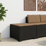 Divano da esterno-Divano da Giardino a 1 Posto con Cuscino Aspetto Rattan PP 618266