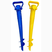 Kit 2 Pezzi Picchetto per Ombrellone da Spiaggia in Abs 42 Cm Colori Assortiti