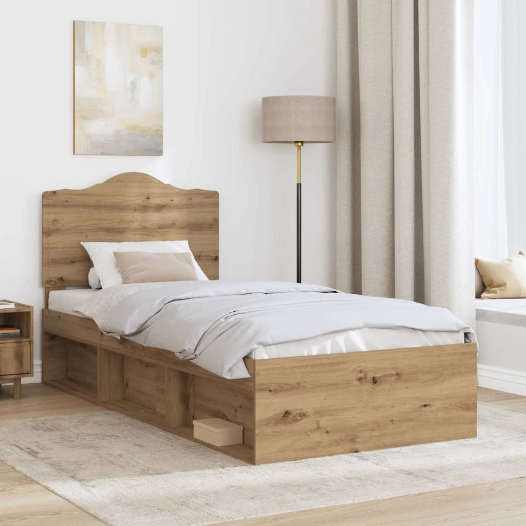Struttura del letto-Giroletto Rovere Artigianale 100 x 200 cm 340642