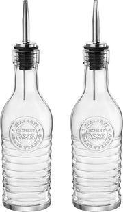 Set di flaconi olio aceto tappo in acciaio inossidabile 268 cl 2 pezzi