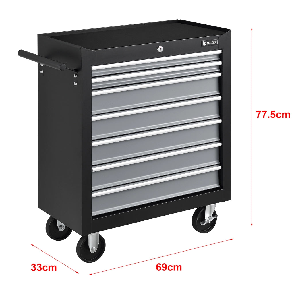 Carrello da Officina Portautensili a 7 Cassetti [pro.tec]