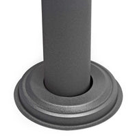 Set Cassetta postale doppia autoportante V17 antracite con telaio di supporto