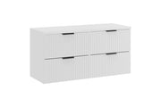 Set mobili bagno 120 cm con piano Adel White 120 x 1401 x 46 cm