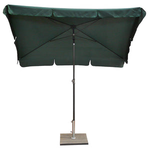 Ombrellone da Giardino 210x130 cm Palo Ø27 mm in Acciaio Maffei Novara Verde