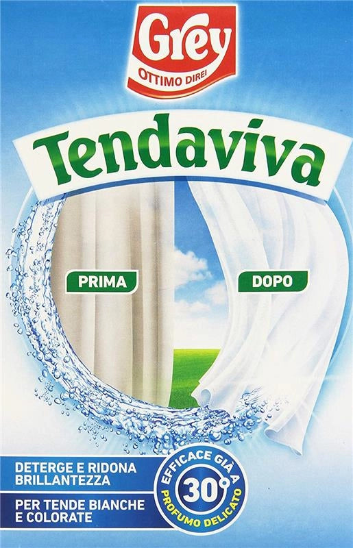 GREY TENDAVIVA DETERGENTE SPECIFICO TENDE BIANCHE E COLORATE 500GR
