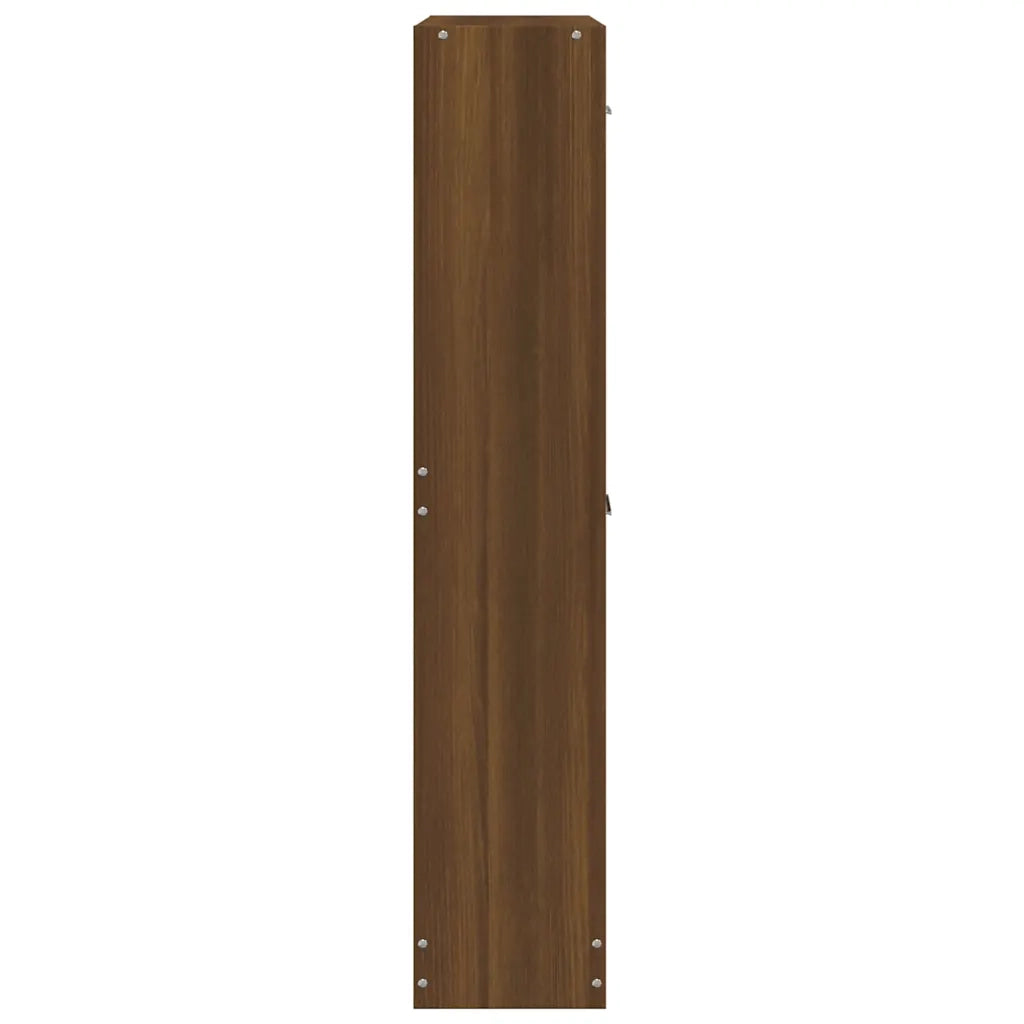 Scarpiera Rovere Marrone 59x17x81 cm in Legno Multistrato cod mxl 42224