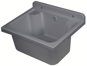 Lavatoio 42x34x24 cm in Polipropilene 11,5l Pilozzo Wash Grigio Lucido