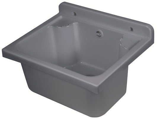 Lavatoio 42x34x24 cm in Polipropilene 11,5l Pilozzo Wash Grigio Lucido