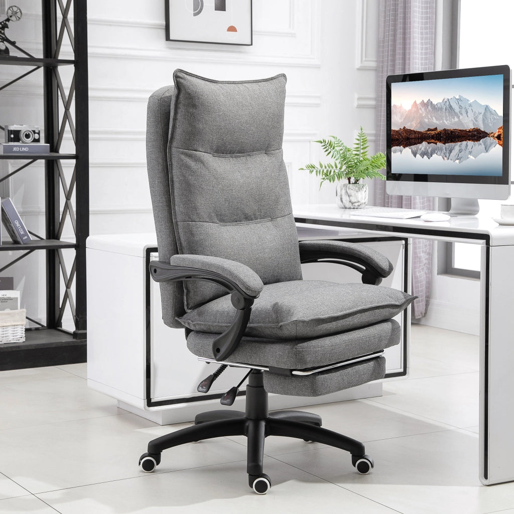 Sedia da ufficio massaggiante ergonomica ¨C zephmum ¨C grigio
