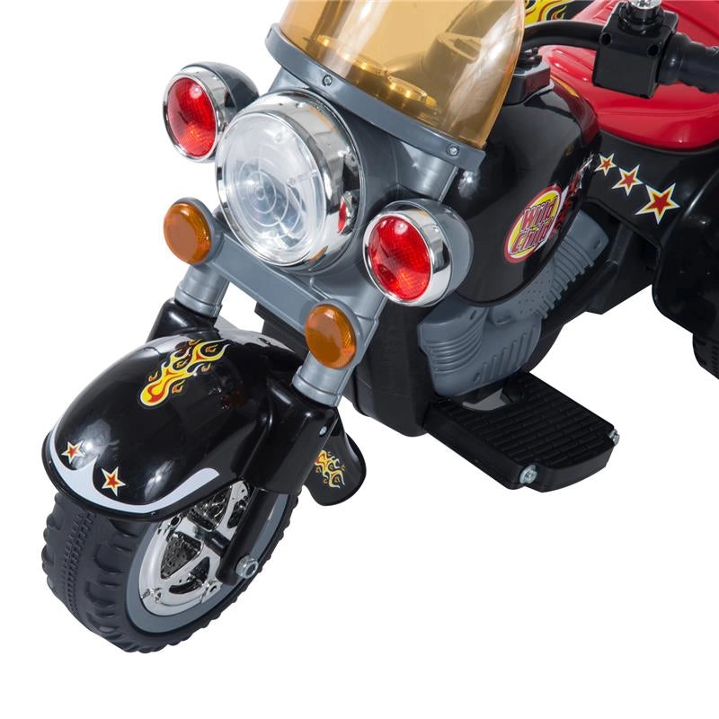MOTO ELETTRICA PER BAMBINI CON 3 RUOTE 6 V NERO