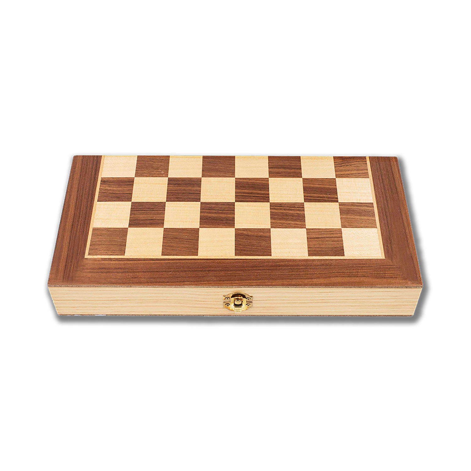 Scacchiera Pieghevole Salvaspazio in Legno 29x29 cm Deluxe per Appassionati