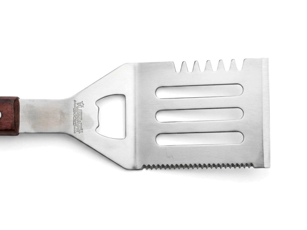Spatola per Barbecue in Acciaio inox con manico in legno
