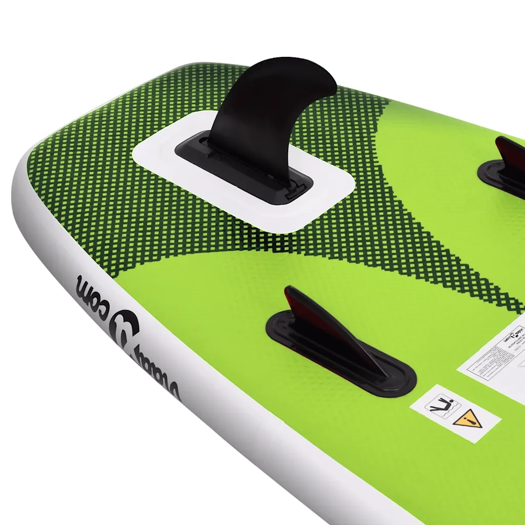 Set Tavola SUP Gonfiabile Verde 360x81x10 cm CFW7927521