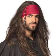 Clip per capelli Piraat con perle e amuleto - Accessorio per capelli per Carnevale e Halloween