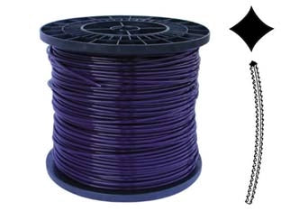 FILO NYLON PLATINO SEGHETTATO VIOLA PER DECESPUGLIATORE  ø mm.3,3  bobina mt.200    ACTIVE