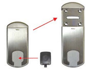 1pz defender magnetico minimag cromo satinato doppia mappa mm57x118 163h cod:ferx.fer317450