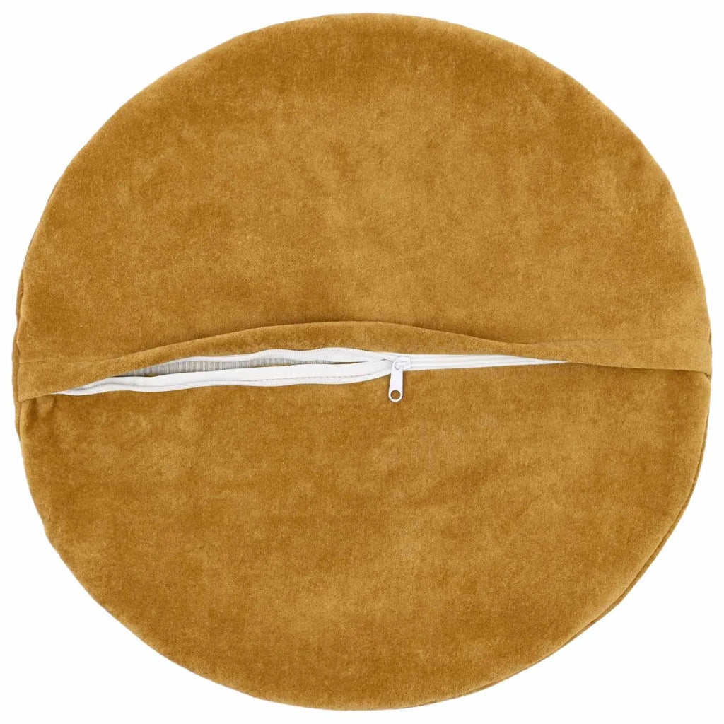 Cuscino con cuscino HEERLEN 6 pz Giallo Fleece in microfibra 928810