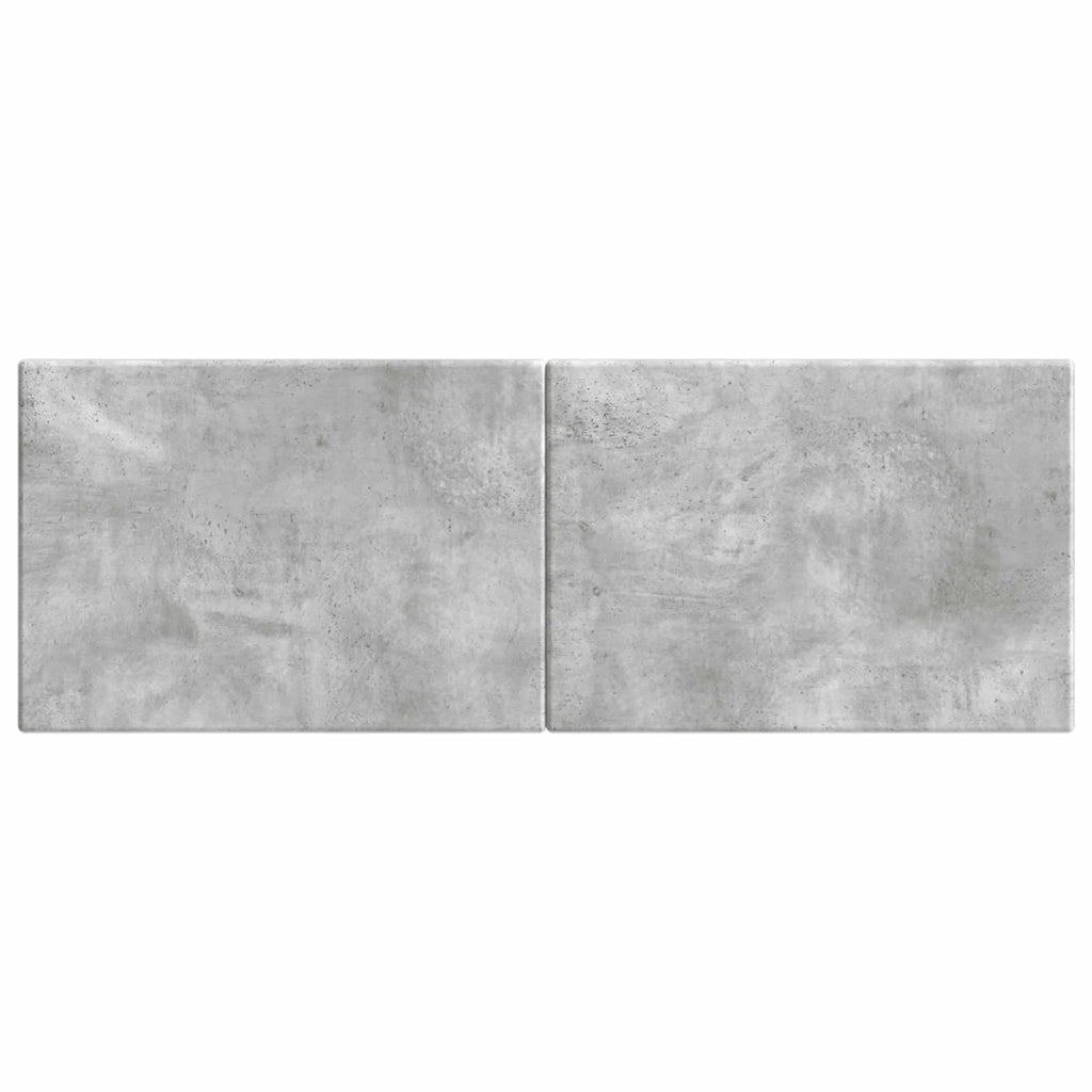 Testiera da Muro BREDA Grigio Cemento Legno ingegnerizzato 897618