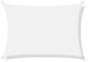 AIO FACTORY Vela Ombreggiante 3x2m in Nylon Impermeabile Bianco Ombra da Giardino