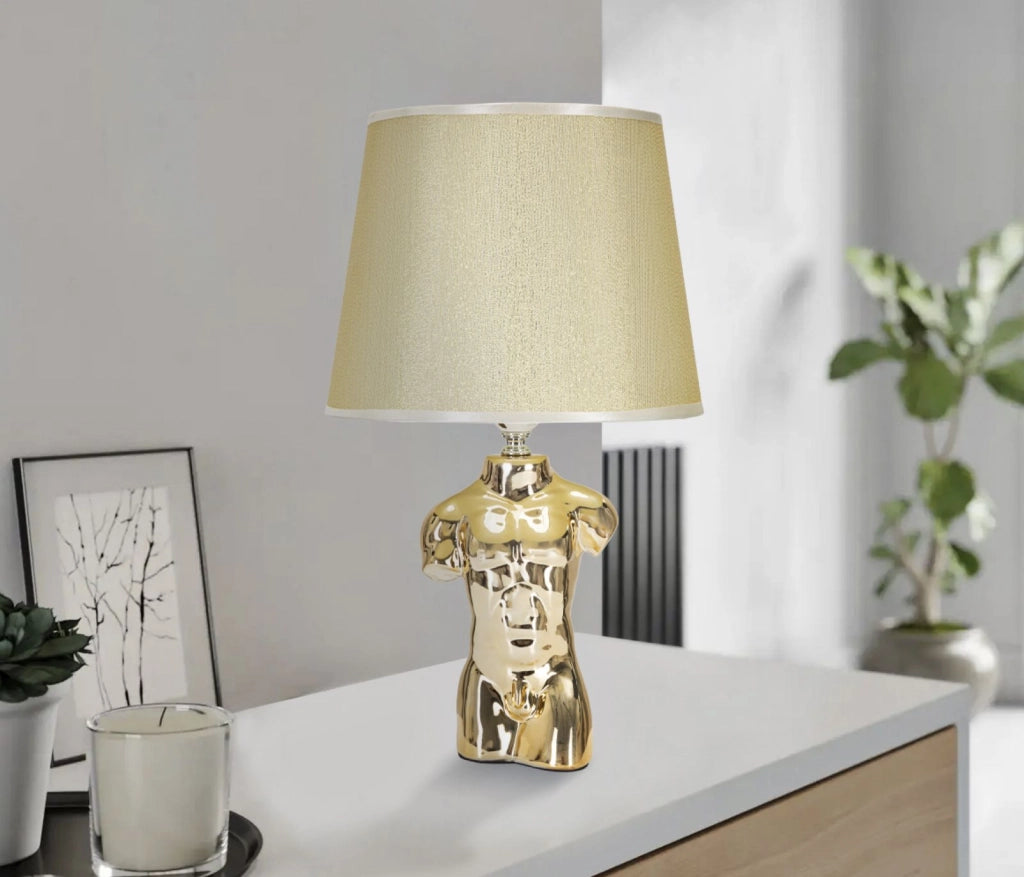 LAMPADA DA COMODINO GLAM MAN CM 25X42,5