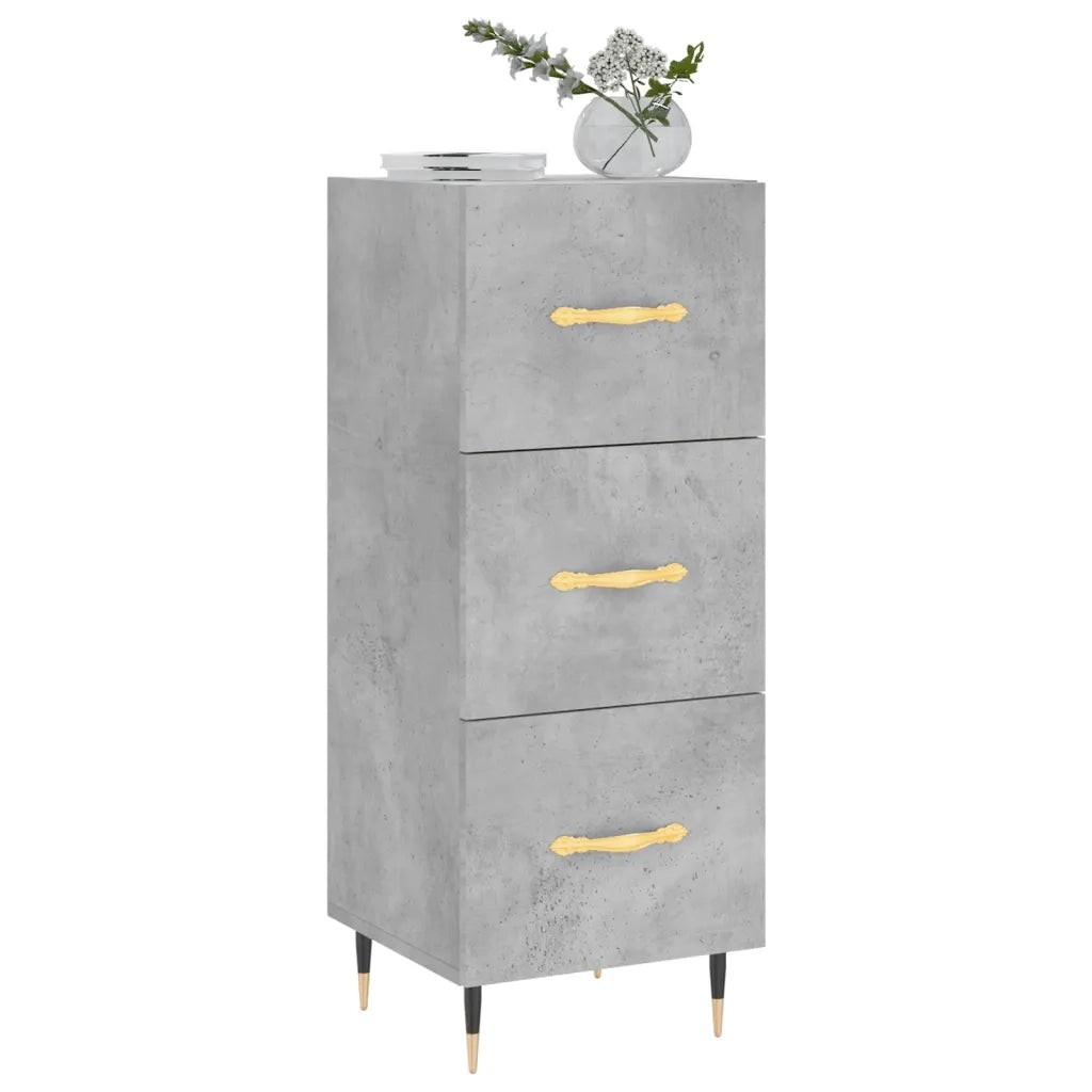 Credenza-Buffet-Armadio da cucina Grigio Cemento 34,5x34x90 cm in Legno Multistrato 222703