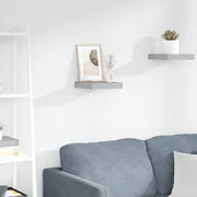 Scaffale a Parete Grigio Cemento 23x23,5x3,8 cm in MDF cod mxl 71469