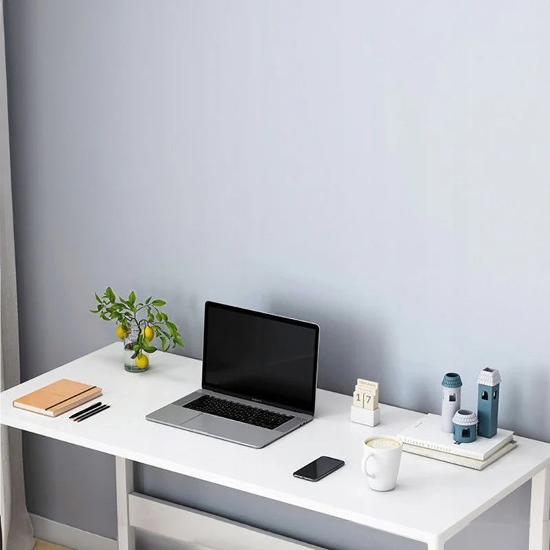 Scrivania per computer, bianca 80x37x73 cm