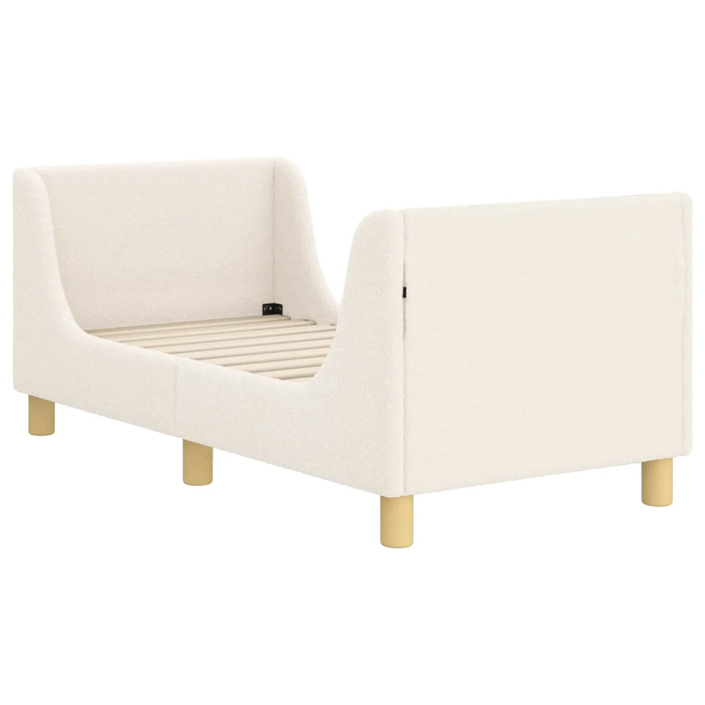 Struttura letto per bambini con testata Crema 70 x 140 cm