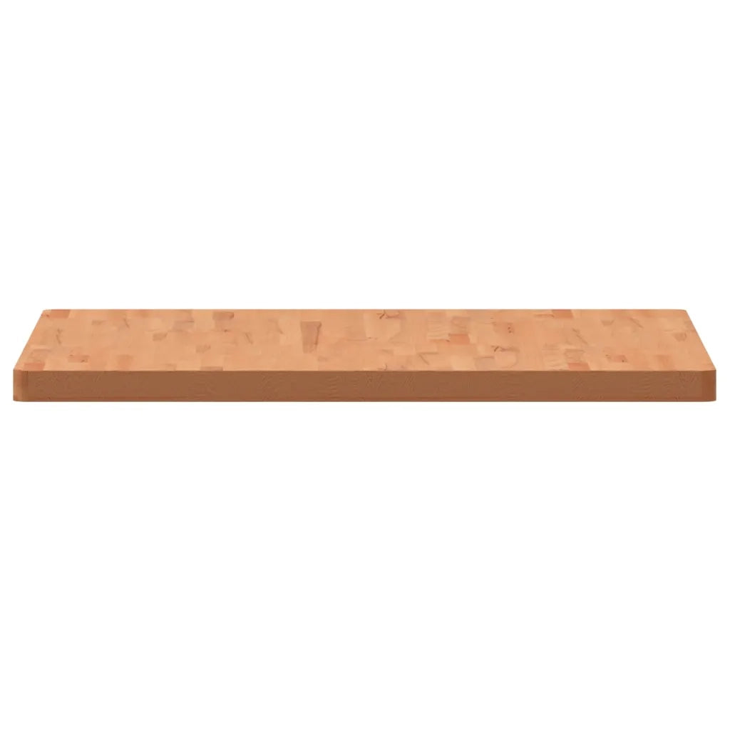 Piano per Tavolo 90x90x4 cm Quadrato Legno Massello di Faggio 355983