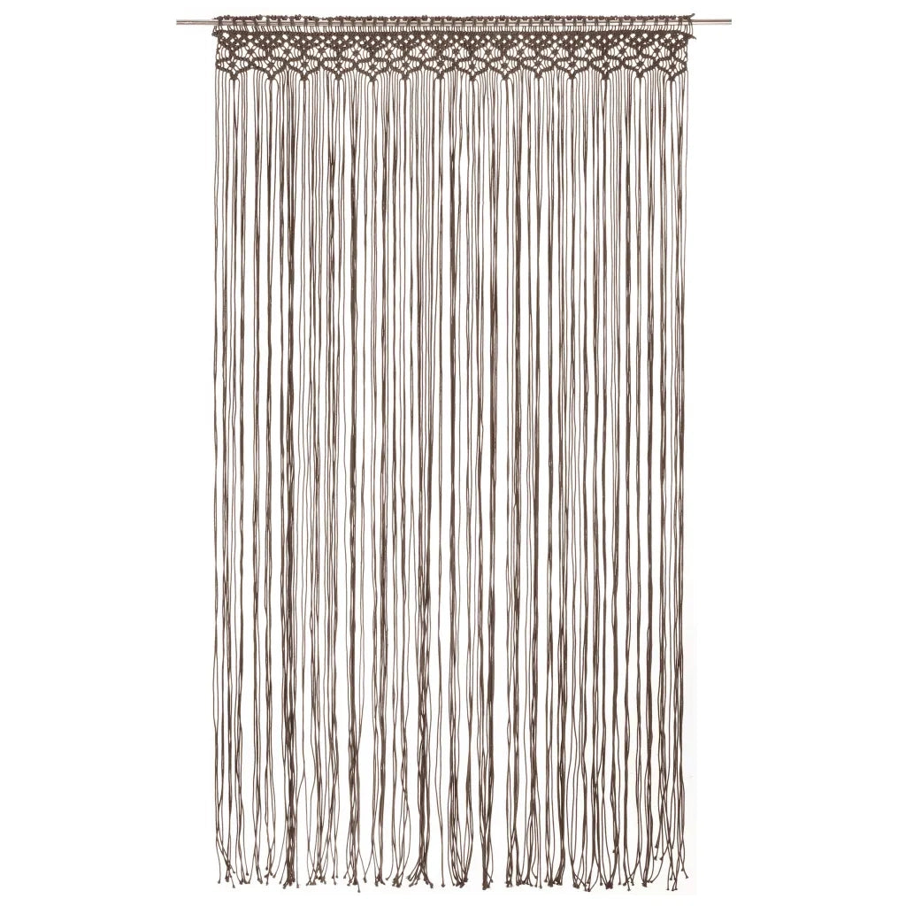 Tenda Macramè Grigio Talpa 140x240 cm in Cotone 323981