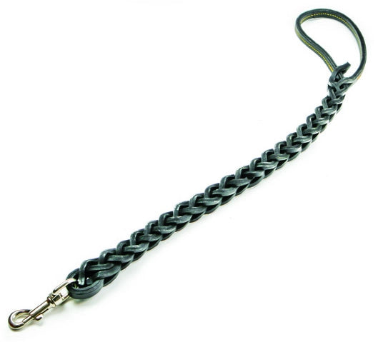 Utilia Pet GUINZAGLIO IN CUOIO TRIPLA TRECCIA cm. 75 col. Assortiti