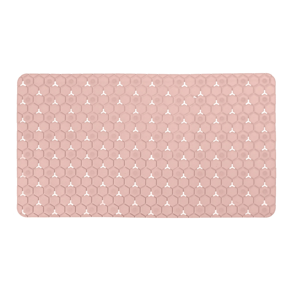 Tappeto bagno antiscivolo rosa 75x43 cm Maia