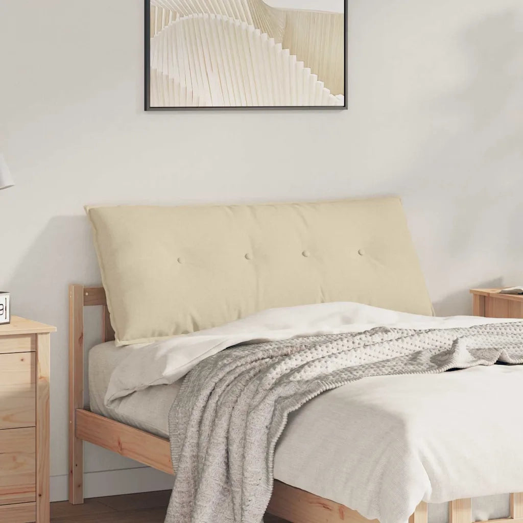 Cuscino per Schiena | Cuscino dorsale Crema 120 x 19 x 50 cm Tessuto