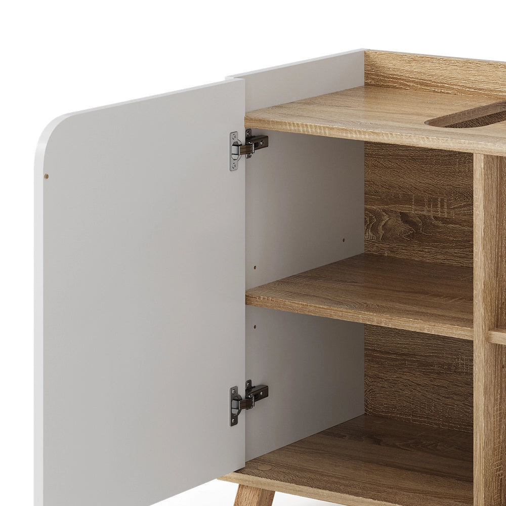 Vicco Set di mobili da bagno Sonoma/Bianco 2 parti